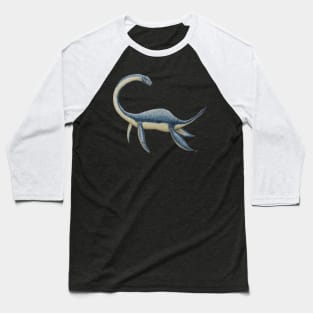 Plesiosaurus dinosaur Baseball T-Shirt